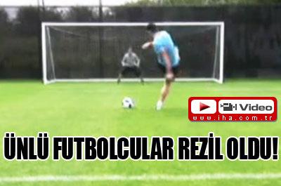 Ünlü Futbolcular Rezil Oldu