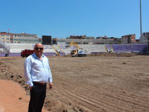 Ordu 19 Eylül Stadının Zemini Yenileniyor