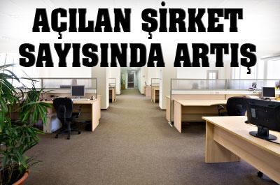 Açılan Şirket Sayısı Yüzde 27.89 Arttı