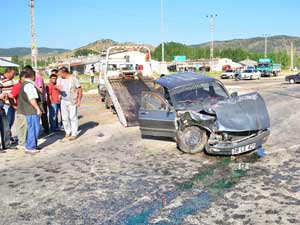Kahramanmaraşta trafik kazaları: 9 yaralı