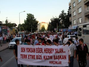 Samsunspor Taraftarları Kazım Yılmaz İçin Yürüdü