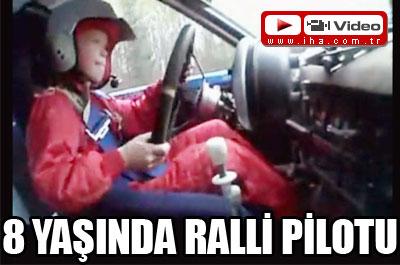 8 Yaşında Ralli Pilotu!