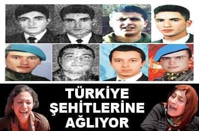 Şehitlerimizi uğurluyoruz