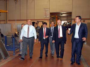 Tigem Heyeti Sanko Makine’yı Ziyaret Etti