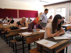 Pazarcıkta Açık Öğretim Lise Sınavları Sona Erdi