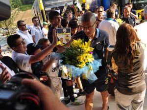 Fenerbahçeli Futbolcular Topuk Yaylası Tesislerine Giriş Yaptı