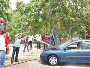 Park Halindeki Otomobil Alev Aldı