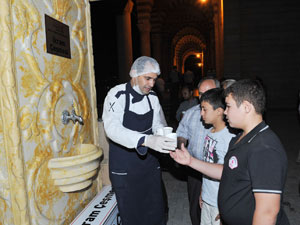 Osmanlı Çeşmesinden Şerbet Aktı