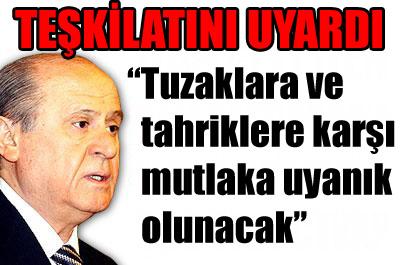 Bahçelide Uyarılar