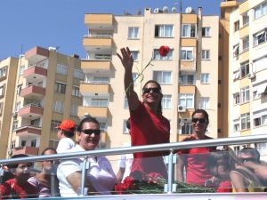 Avrupa Şampiyonu Atlete Coşkulu Karşılama