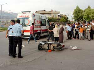 Kahramanmaraşta Trafik Kazası: 2 Yaralı