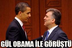 Gül, Obama ile görüştü