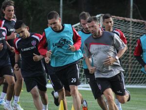 Karabükspor Yağmur Altında Çalıştı Sürdürüyor