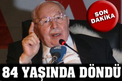 Erbakan aday oldu