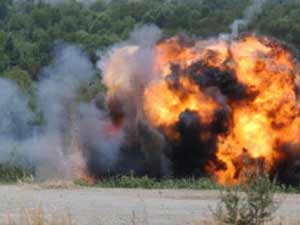 FLAŞ!Asgeri Araca Mayın Tuzağı