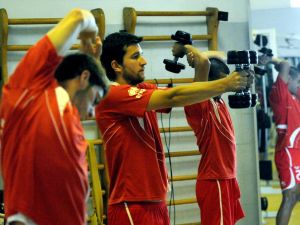 Samsunspor Salonda Çalıştı