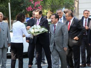 Bakan Ergin Ve Tobb Başkanı Hisarcıklıoğlu Hatayda