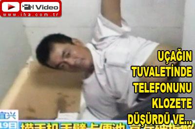 Uçakta Tuvalet Operasyonu!