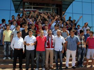Taraftarlardan Samsunspor’a Destek