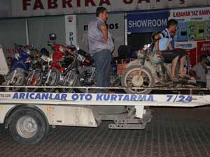 Pazarcık Emniyetinden Motosiklet Denetimi