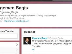 Bakan Bağıştan Chpye Değişim Göndermesi