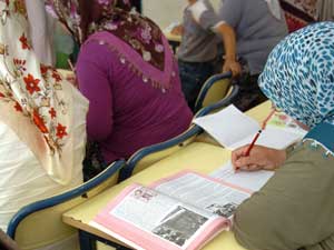 Ana-Kız Okulda Engel Tanımıyor