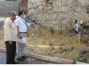 “Haşereye Yönelik Mücadelede Başarılı Ekip”