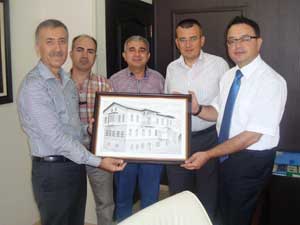 Kalida İnşaat Komisyonundan, Vergi Dairesi Ziyareti