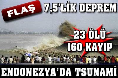 Endonezyada Tsunami: 23 Ölü