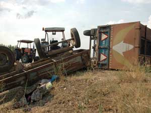 Trafik Kazası Ucuz Atlatıldı