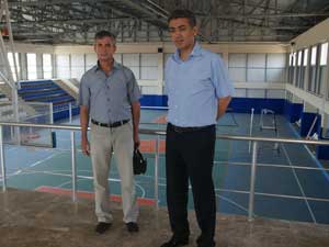 Kaymakam Akkoyun, Spor Salonunu İnceledi