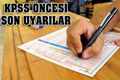 KPSS Öncesi Son Uyarılar