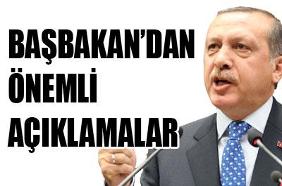 Başbakan Erdoğandan Önemli Açıklamalar
