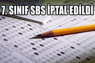 7. Sınıf SBS Sınavına Durdurma