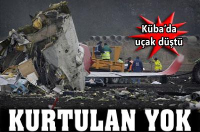 Kübada Uçak Düştü
