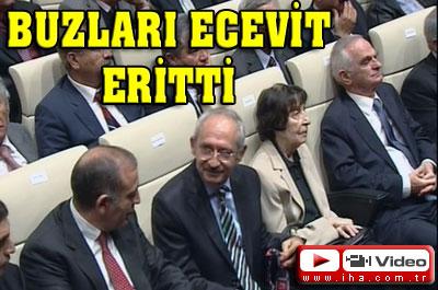 CHPde Buzları Ecevit Eritti