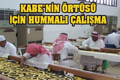 Kabenin Örtüsünü 70 Kişi Dokuyor