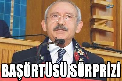Kılıçdaroğluna Başörtüsü Hediye