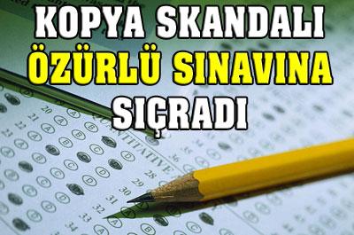 Kopya, Özürlü Sınavına Da Sıçradı