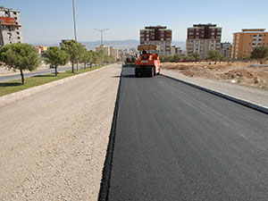 Ahırdağ Caddesi Asfaltlanıyor