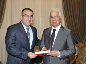 Eroğlu, Kktc Tatlısu Festivaline Katılmak Üzere Kktc’ye Gelen Belediye Başkanlarını Kabul Etti