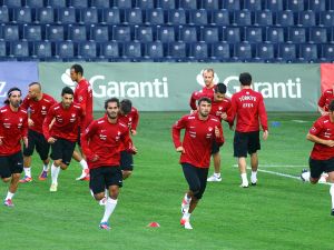 A Milli Takım, Estonya Maçının Hazırlıklarını Sürdürdü
