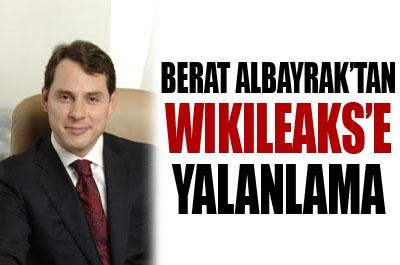 Berat Albayraktan Wikileakse Yalanlama