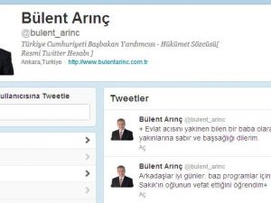 Başbakan Yardımcısı Arınçtan Bdpli Sakıka Başsağlığı