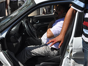 Trafik Kazası: 2 Yaralı