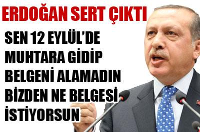  Erdoğandan Muhalefete Sert Çıkış