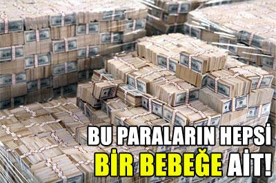 Dünyanın en zengin bebeği!