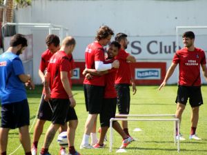Trabzonspor’da Neşeli Antrenman