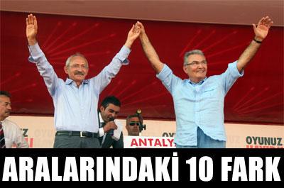 Baykal ve Kılıçdaroğlu arasındaki 10 fark