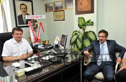 Başkan Poyraz Ak Parti İl Başkanı Erkoça Hayırlı Olsun Dedi